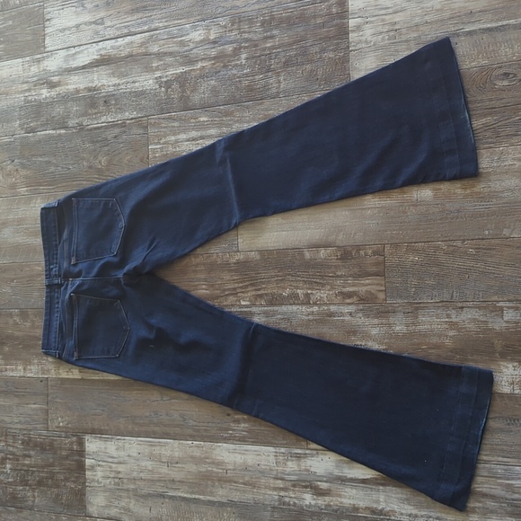 J BRAND "Love Story" Pure 722C darkwash flare jeans trousers #722C032 sz 28x33L - Picture 12 of 16
